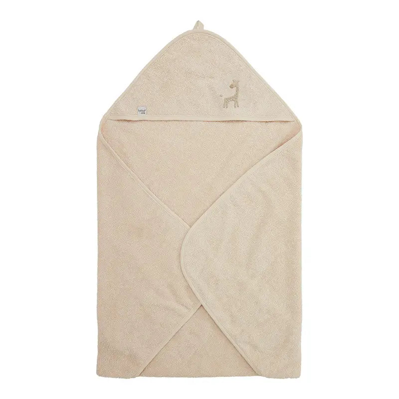 BEBE-JOU BADCAPE BADSTOF STEPPE/TAUPE 75x85CM