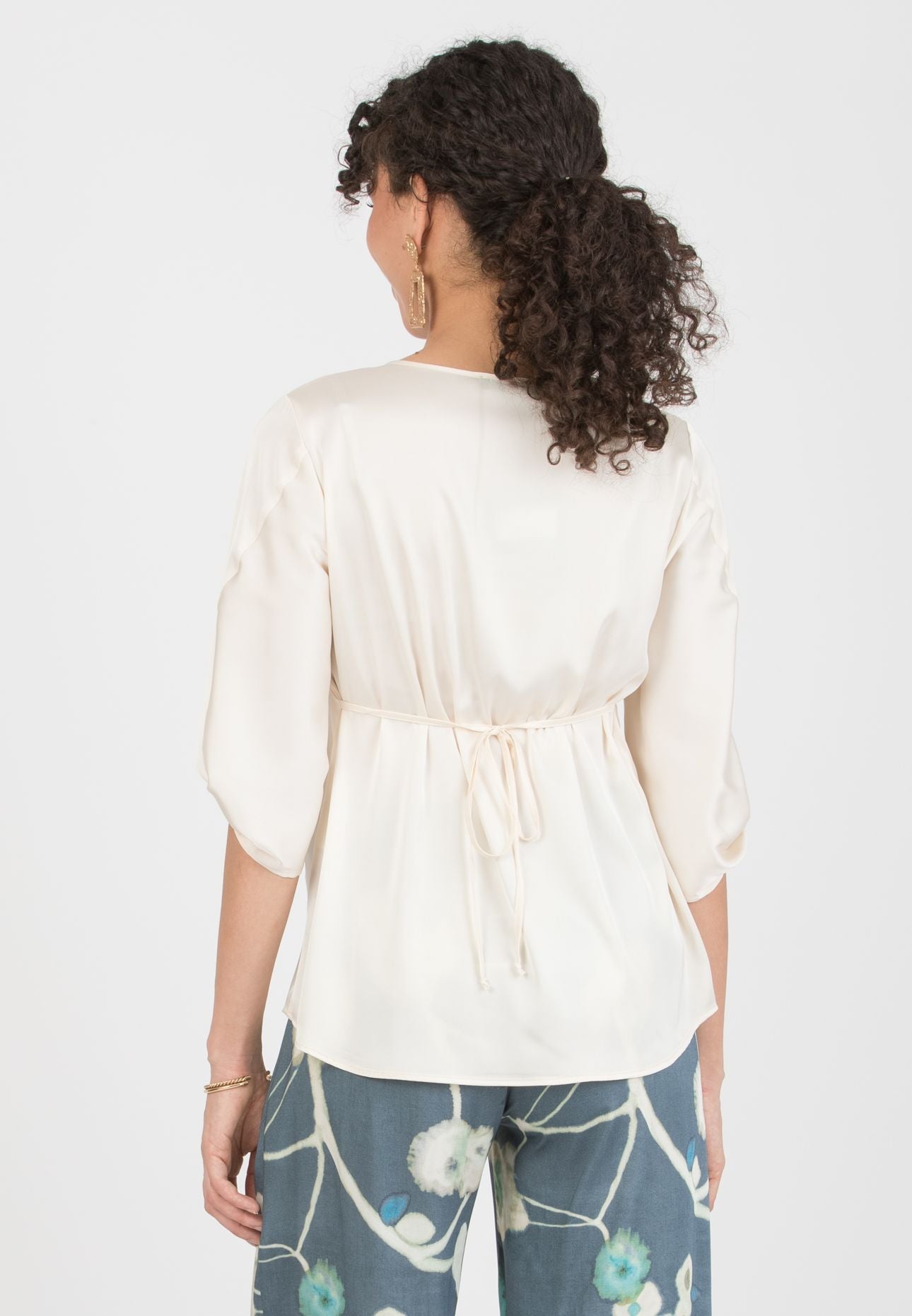 ATTESA SYDNEY BLOUSE ECRU