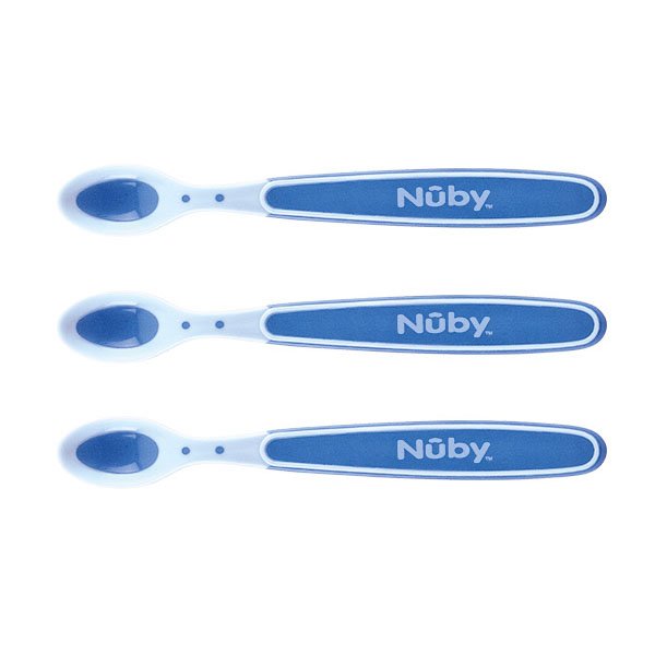 NUBY WARMTEGEVOELIGE LEPELS 3 STUKS