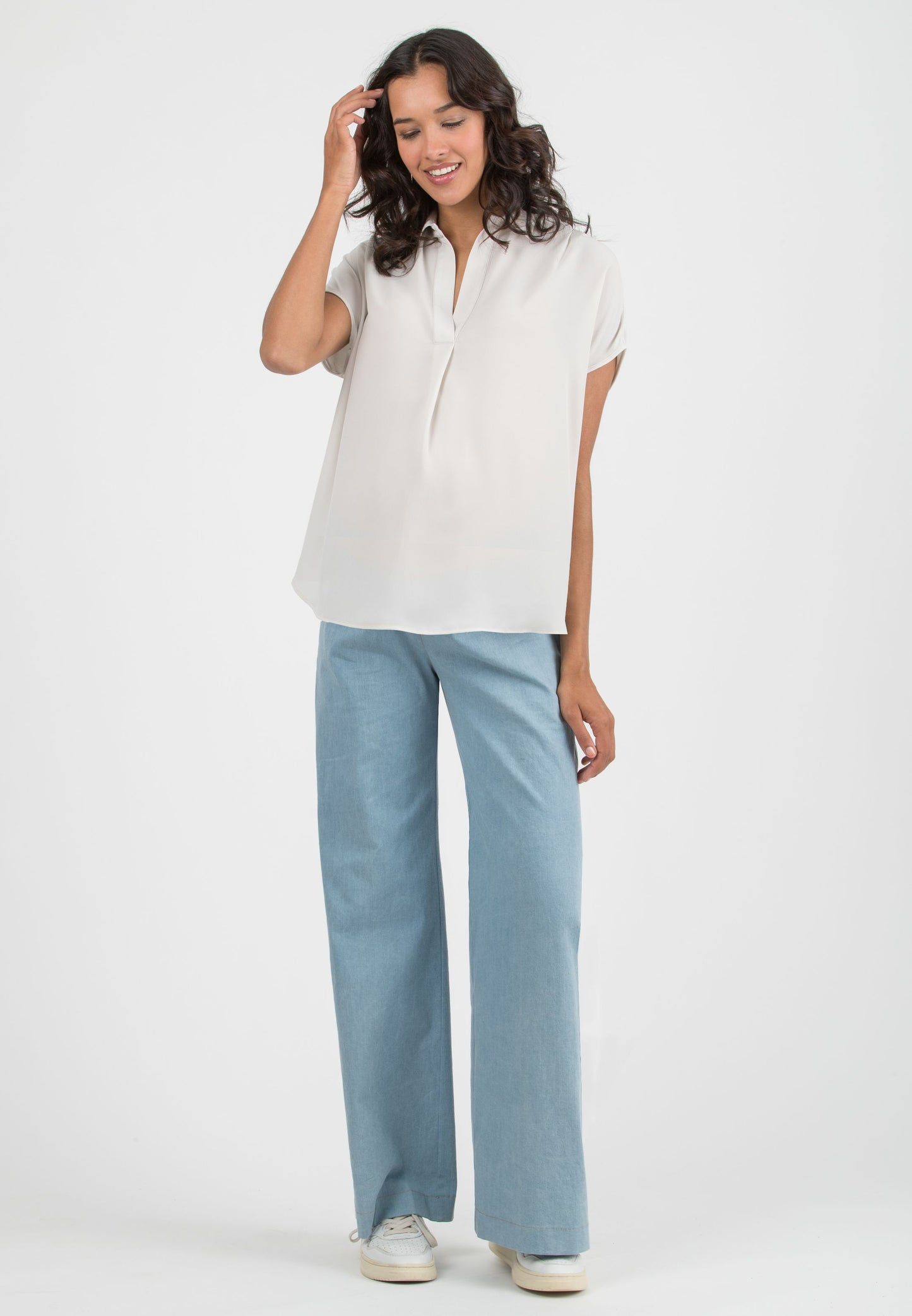ATTESA GUENDALINA JEANS LIGHT WASHING