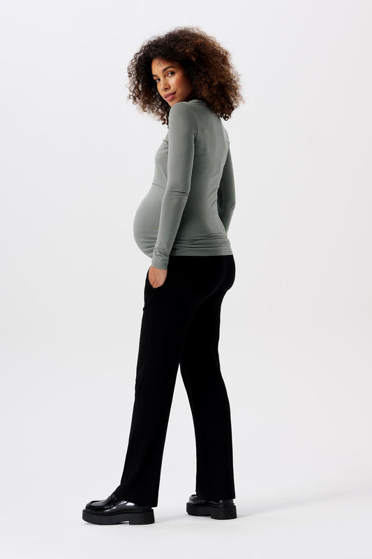 EILI STRAIGHT FIT PANTS BLACK