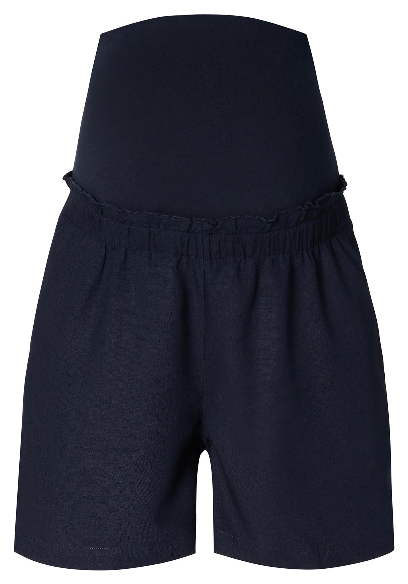 ESPRIT SHORTS WOVEN OVER THE BELLY NIGHT SKY BLUE
