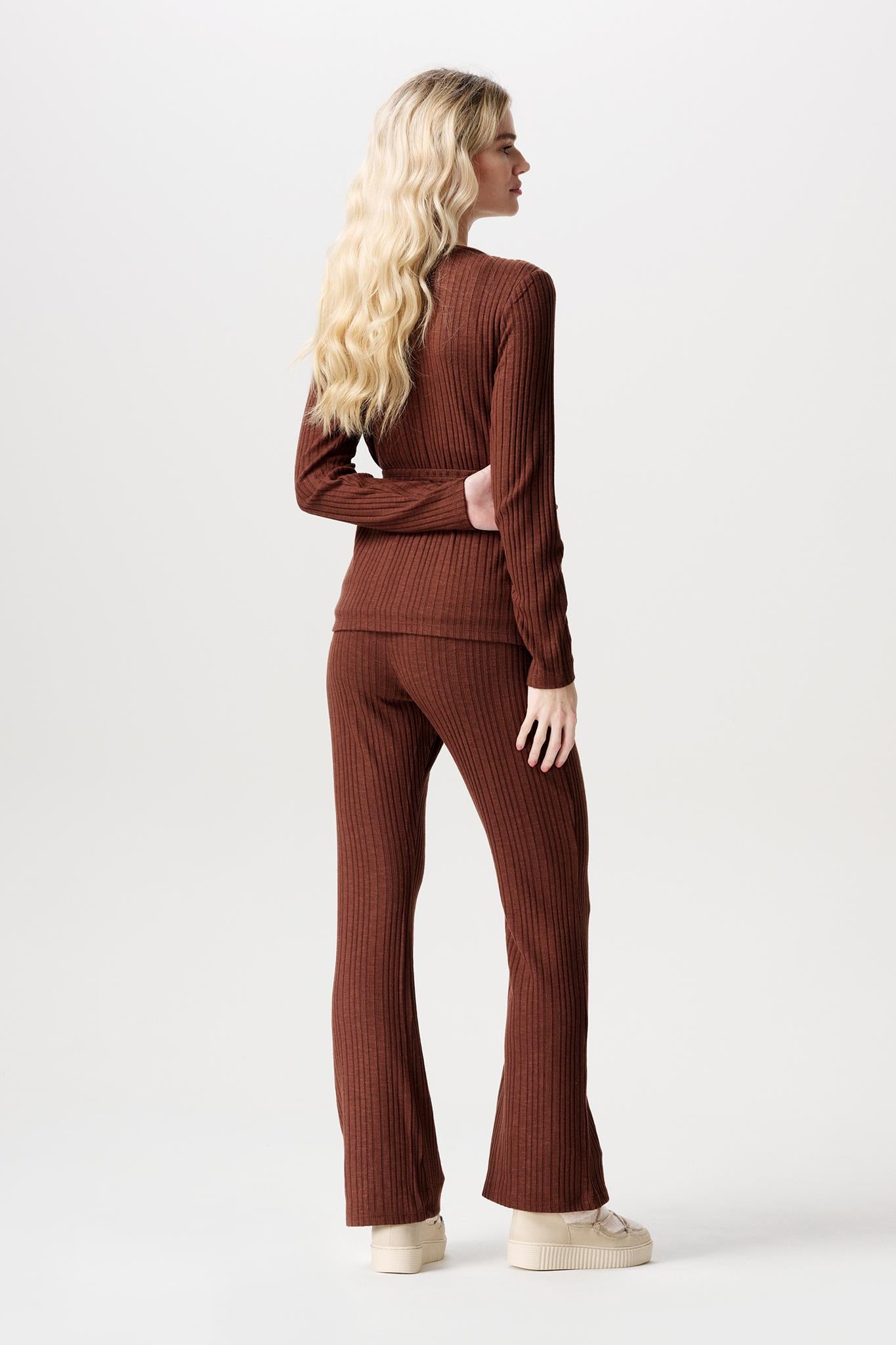 NOPPIES VOEDINGSSHIRT POSIO CAPPUCINO