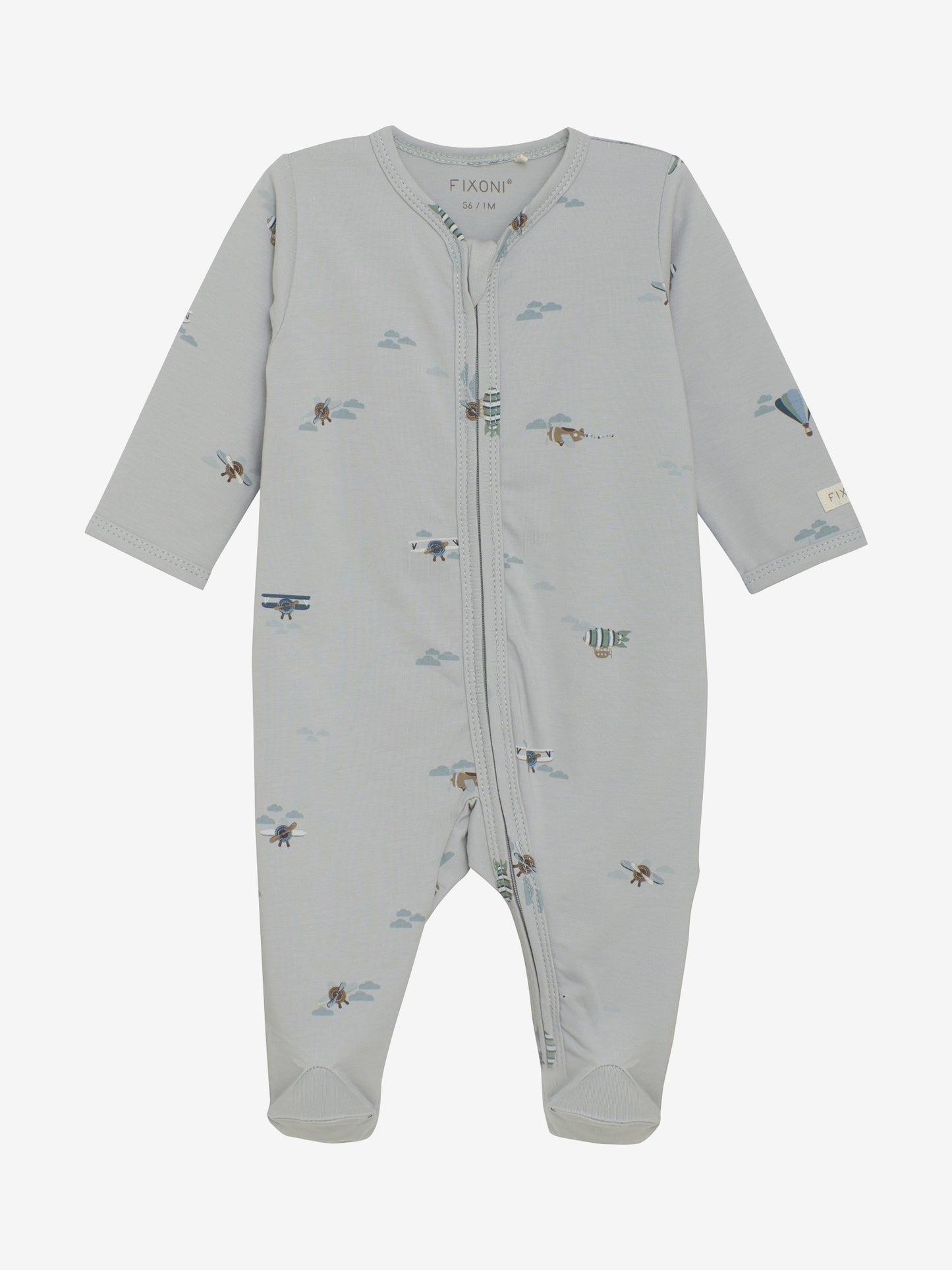 FIXONI PYJAMA MET RITS EN VOETJES