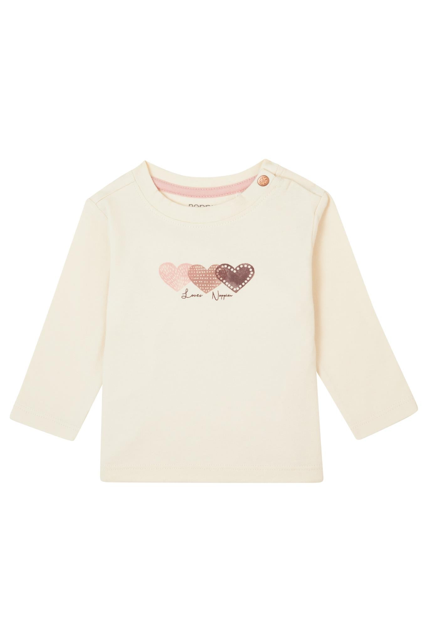 NOPPIES FREHEL GIRLS SHIRT BUTTERCREAM