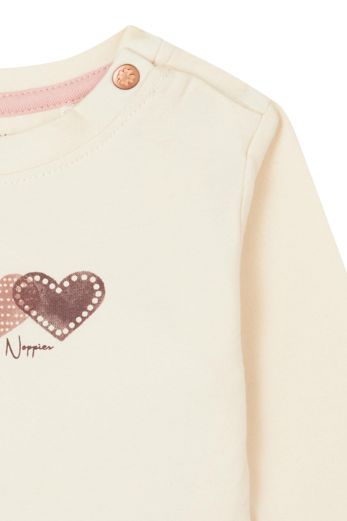 NOPPIES FREHEL GIRLS SHIRT BUTTERCREAM