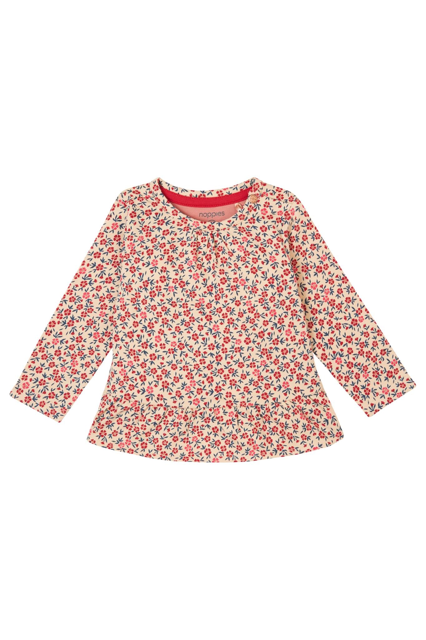 NOPPIES FISMES LONG SLEEVE PRINT APPLEBLOSSOM