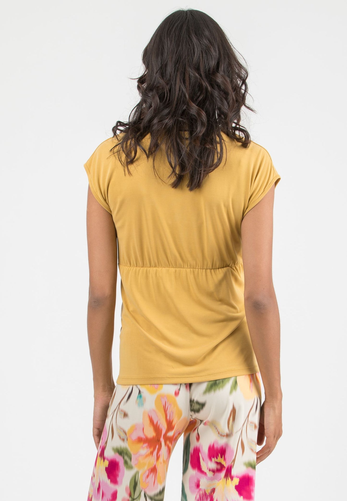 ATTESA LOUISE TOP MUSTARD