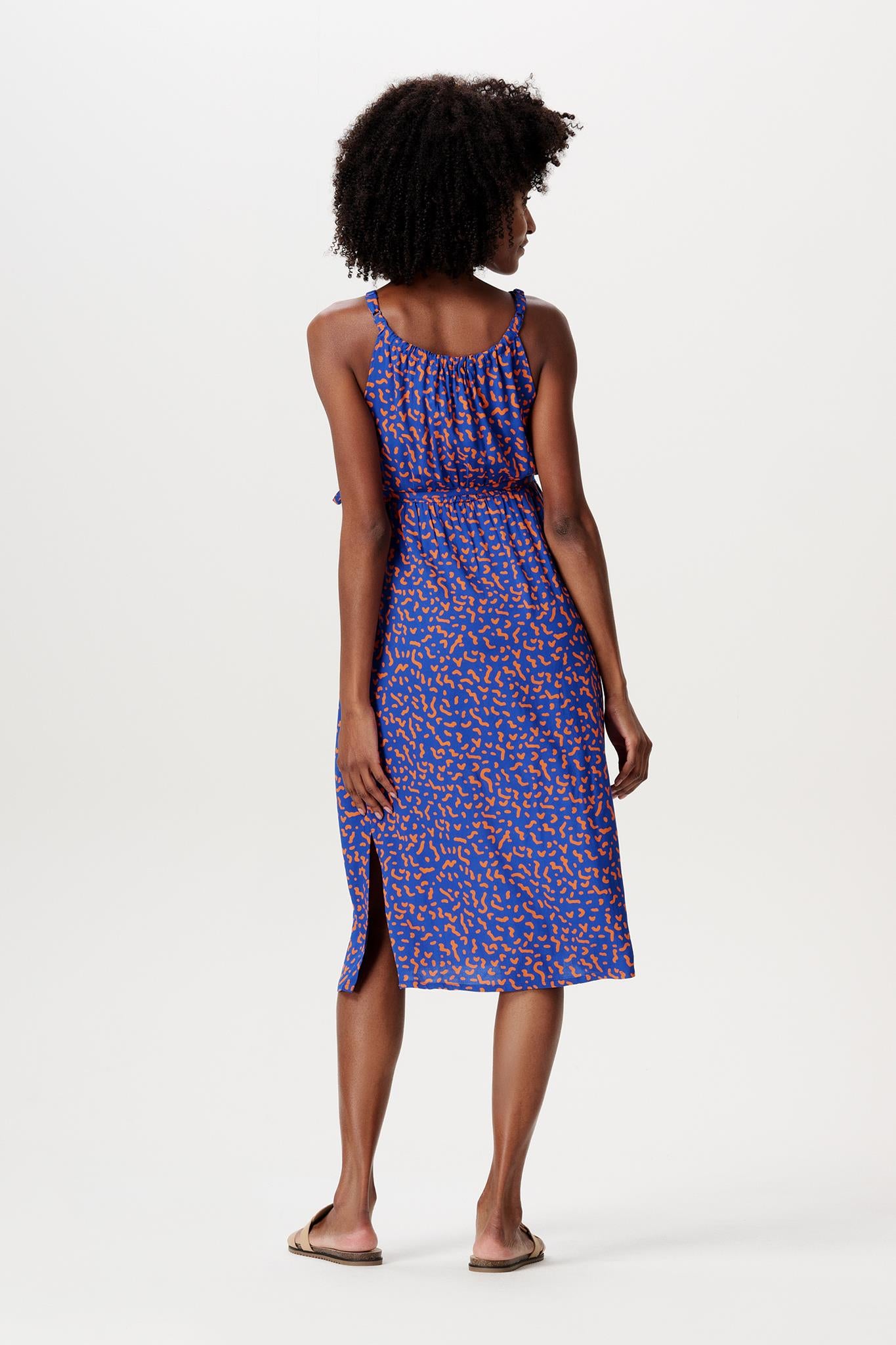 ESPRIT DRESS WOVEN ALLOVER PRINT XS