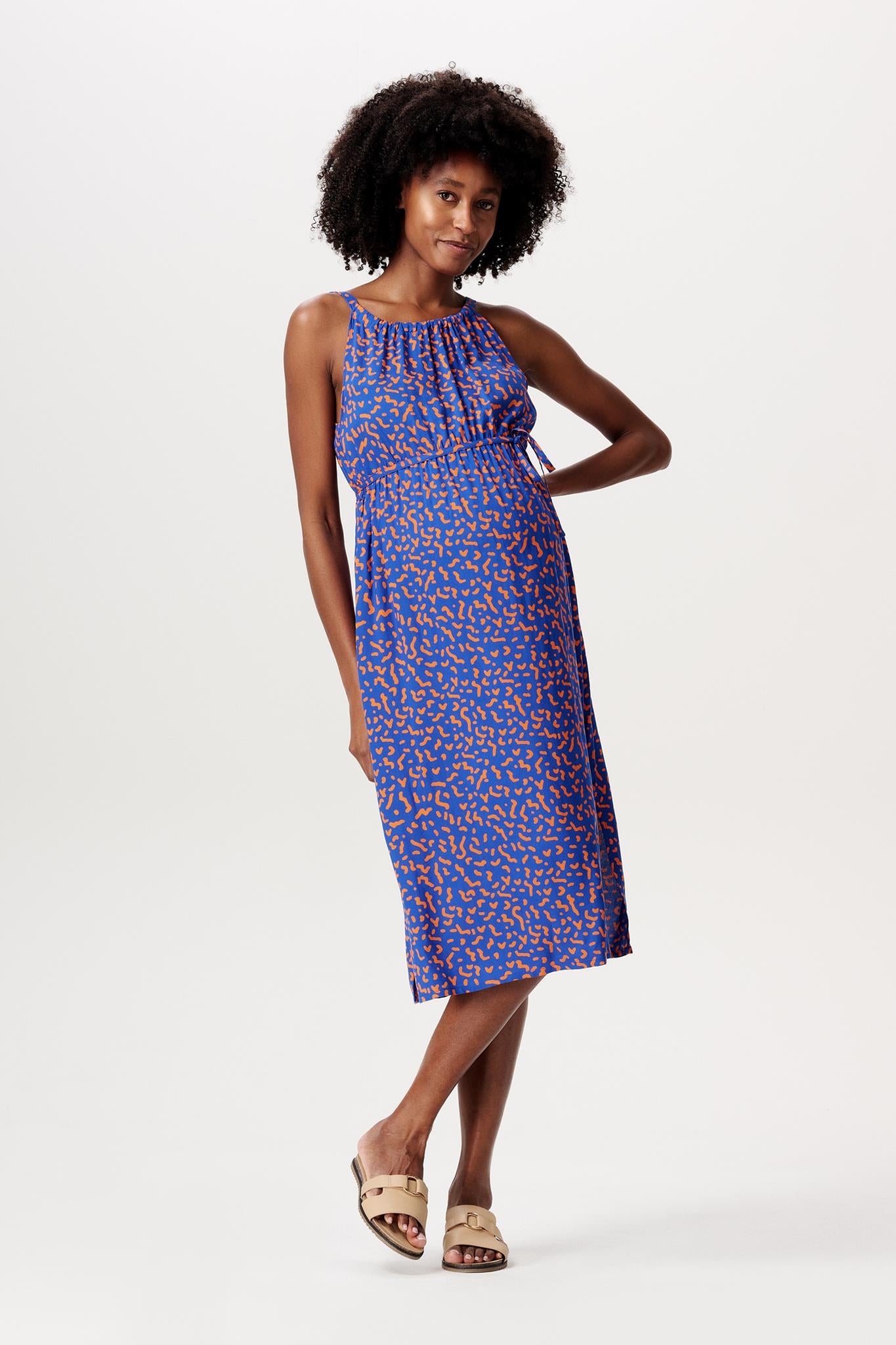 ESPRIT DRESS WOVEN ALLOVER PRINT XS