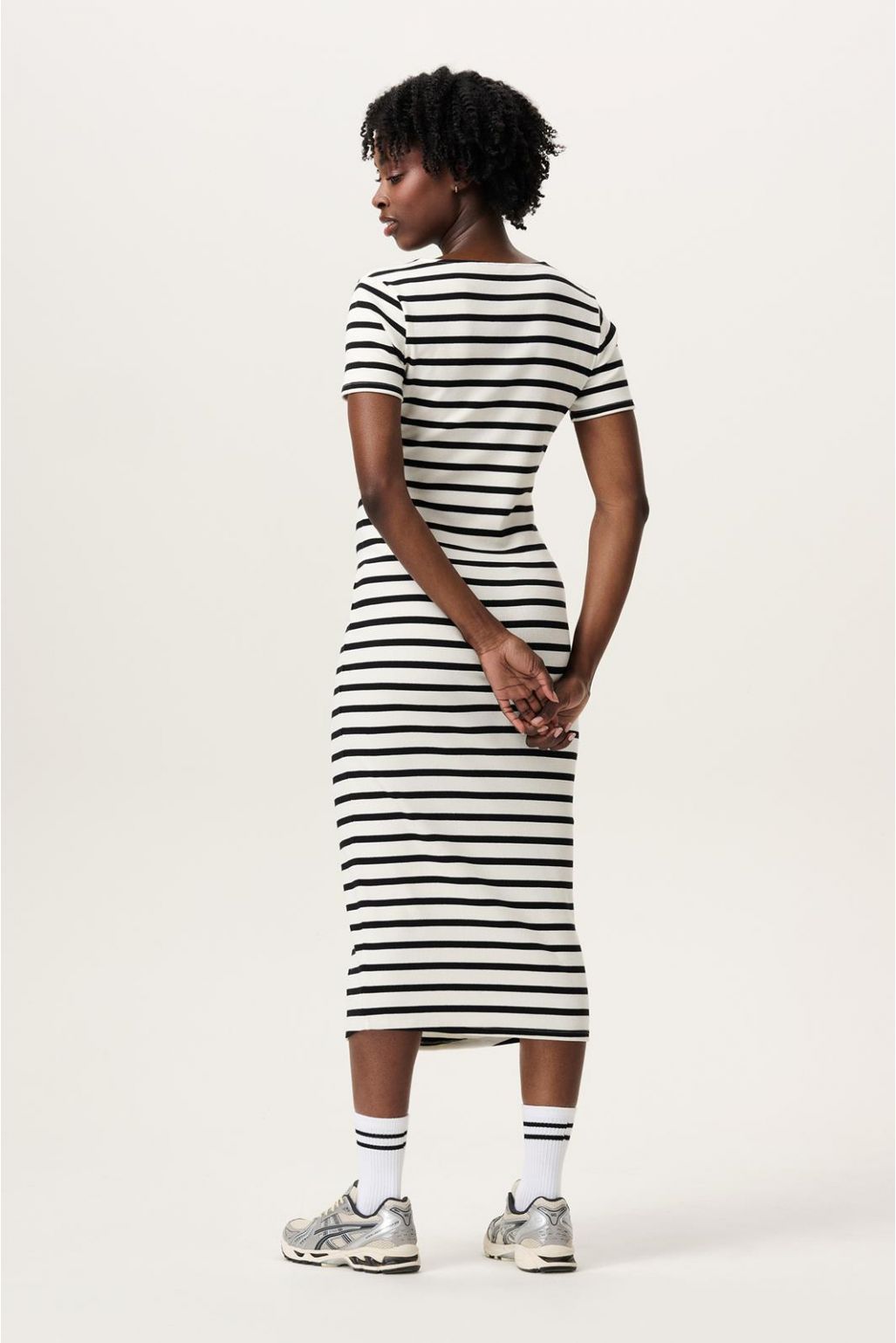 NOPPIES VOEDINGSJURK SOIREE CREAM STRIPE