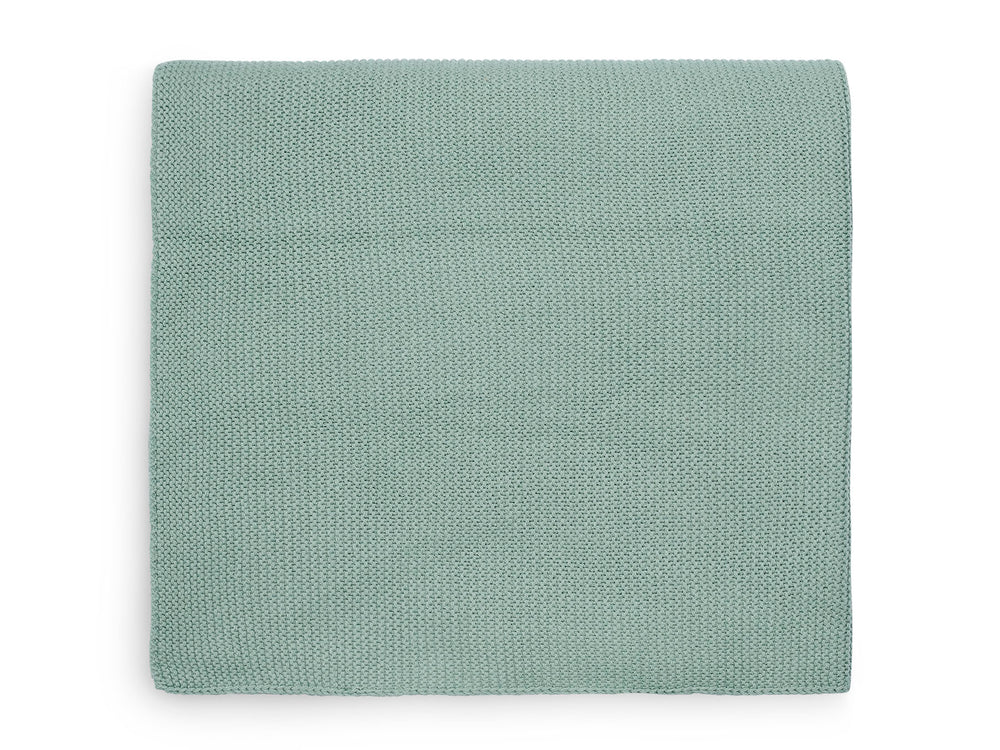 °JOLLEIN DEKEN LEDIKANT KNIT FOREST GREEN