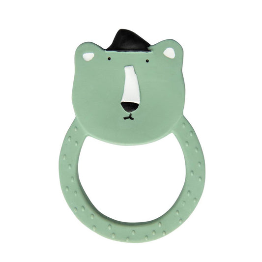 TRIXIE NATUURLIJK RUBBER RONDE BIJTRING MR.POLAR BEAR