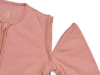 JOLLEIN BASIC STRIPE ROSEWOOD SLAAPZAK MET AFRITSBARE MOUW