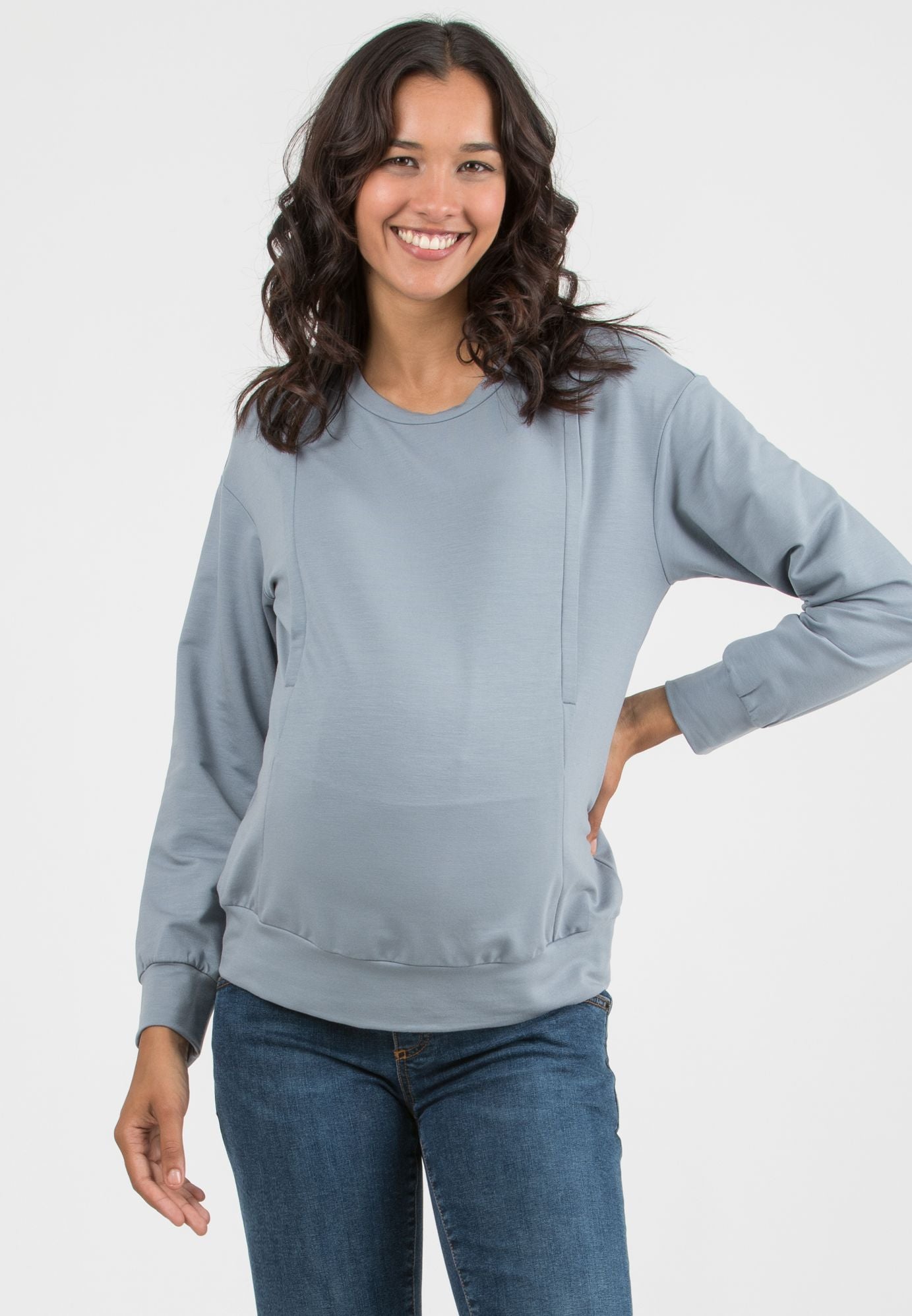 ATTESA FILIPPA TOP DENIM