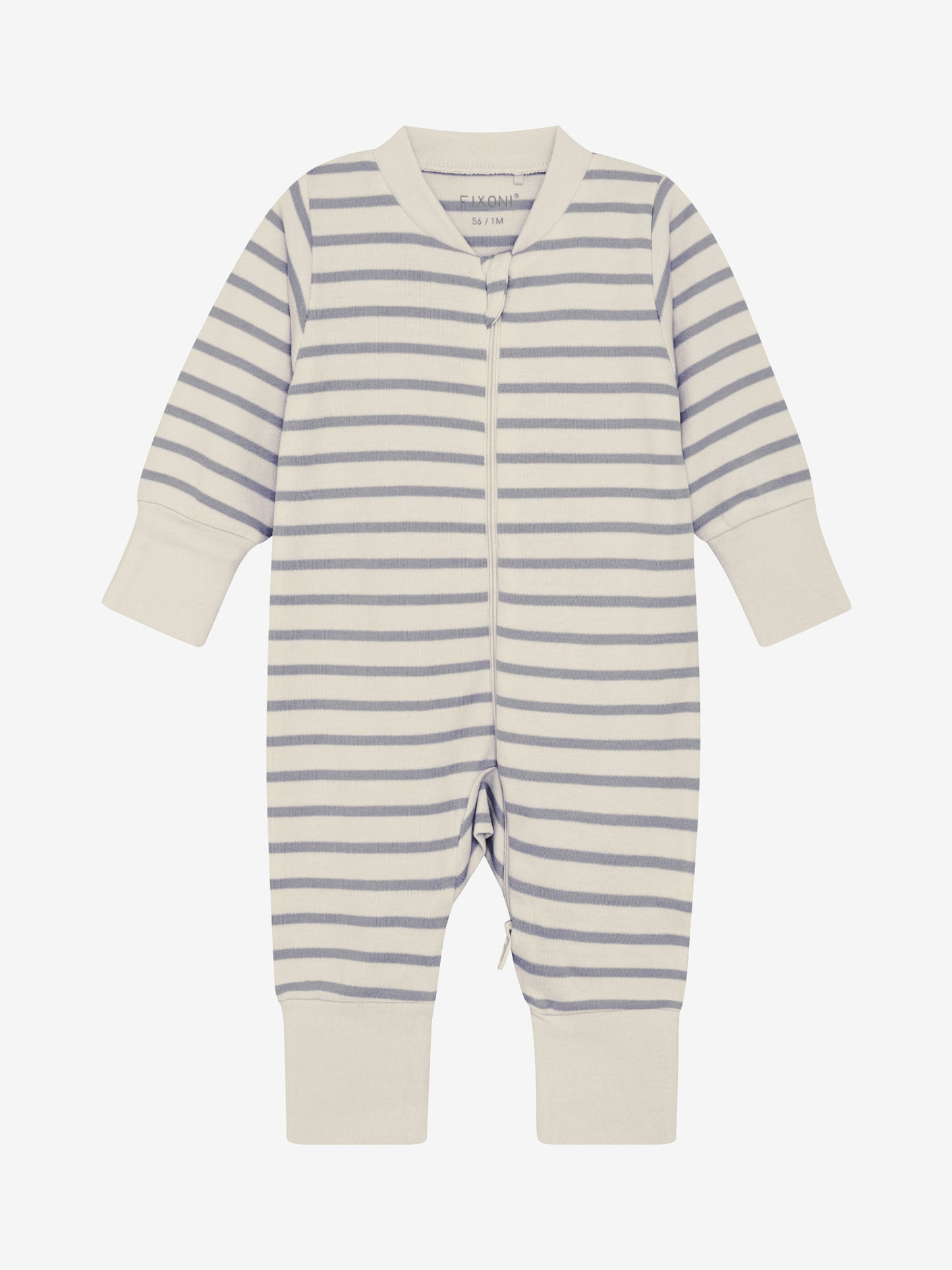 FIXONI PYJAMA MET RITS EN OMSLAG VOETJES