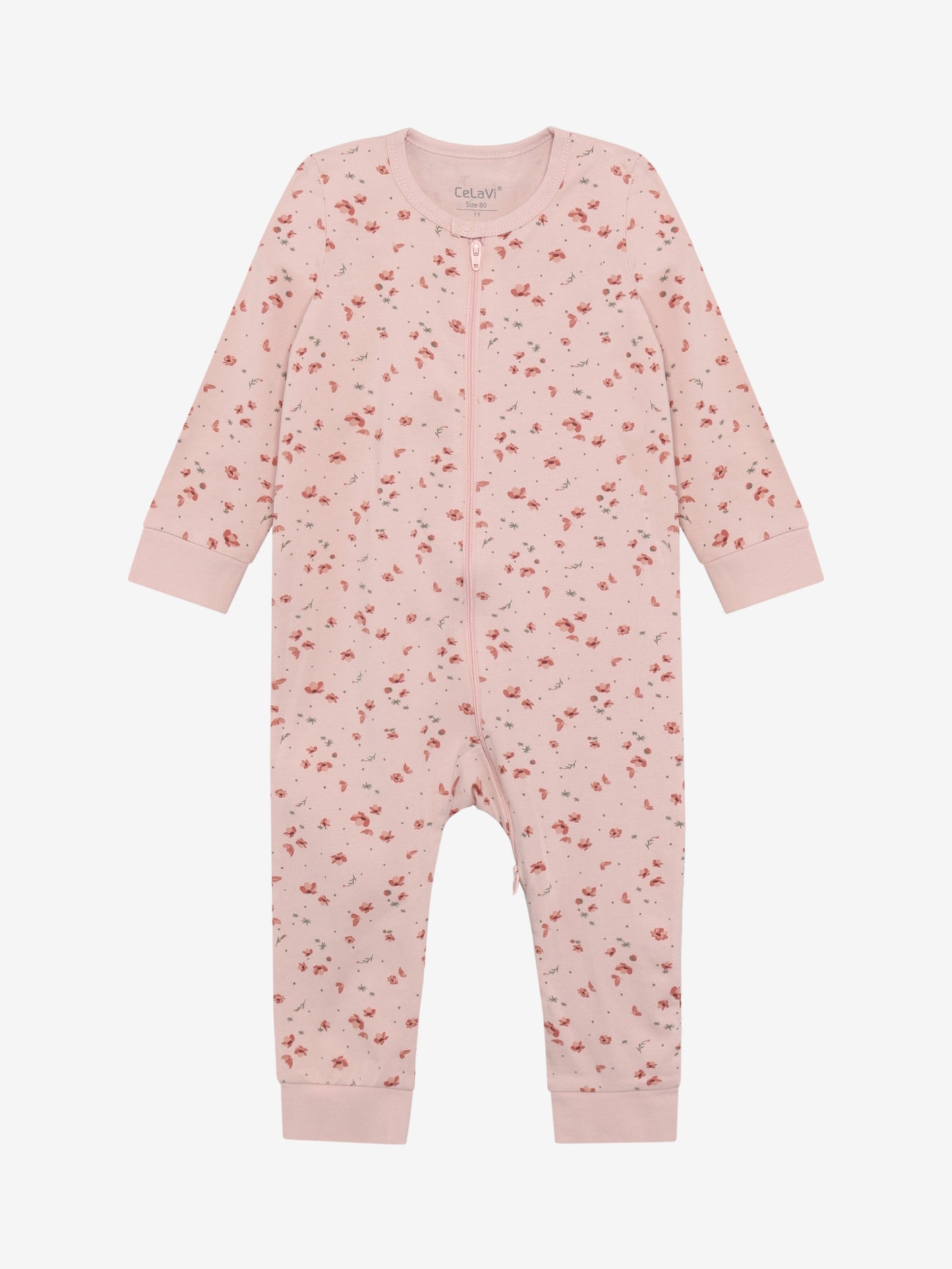 CELAVI PYJAMA MET RITS ZONDER VOETJES