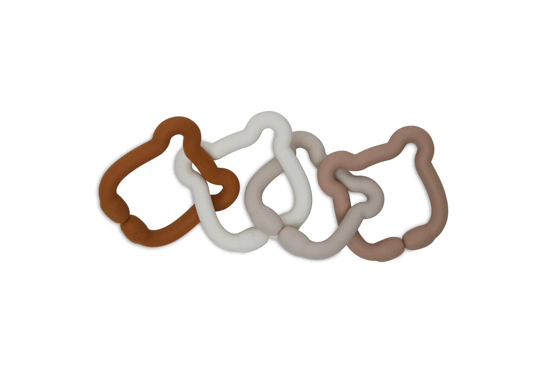 °JOLLEIN SPEELGOEDRINGEN SILICONEN TEDDY BEAR