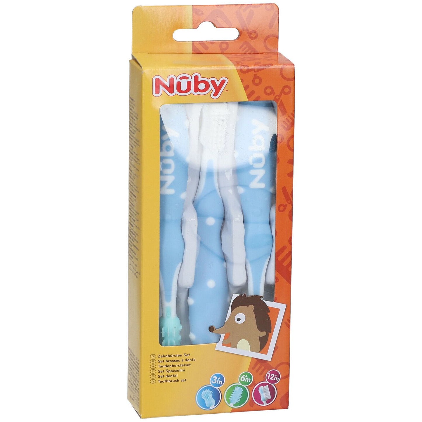 **NUBY TANDENBORSTELSET PAARS