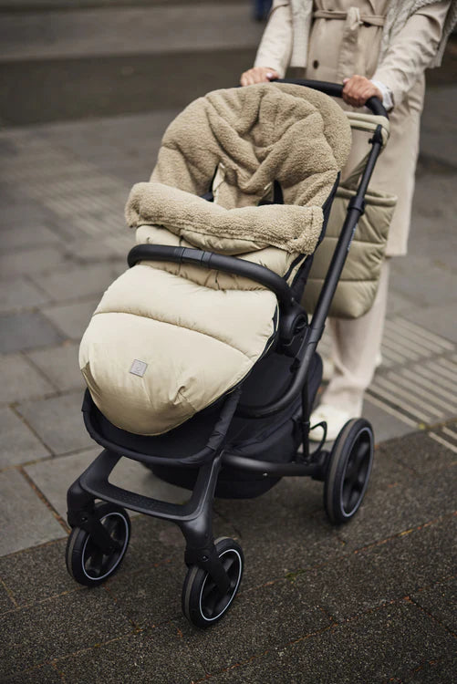 °JOLLEIN VOETENZAK BUGGY/KINDERWAGEN PUFFED OLIVE GREEN