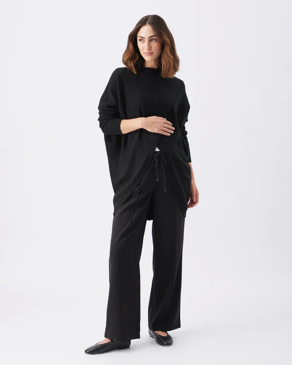 RIPE HALLIE CROSSOVER TRUI GEBREID ZWART
