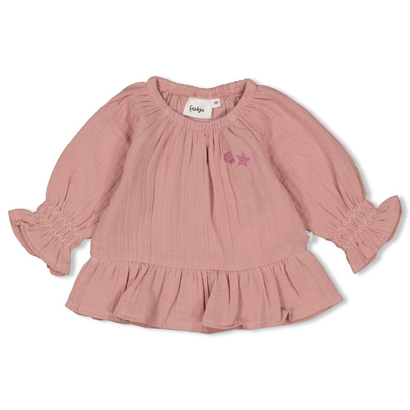 FEETJE LONGSLEEVE RUCHES - STARFISH WISHES