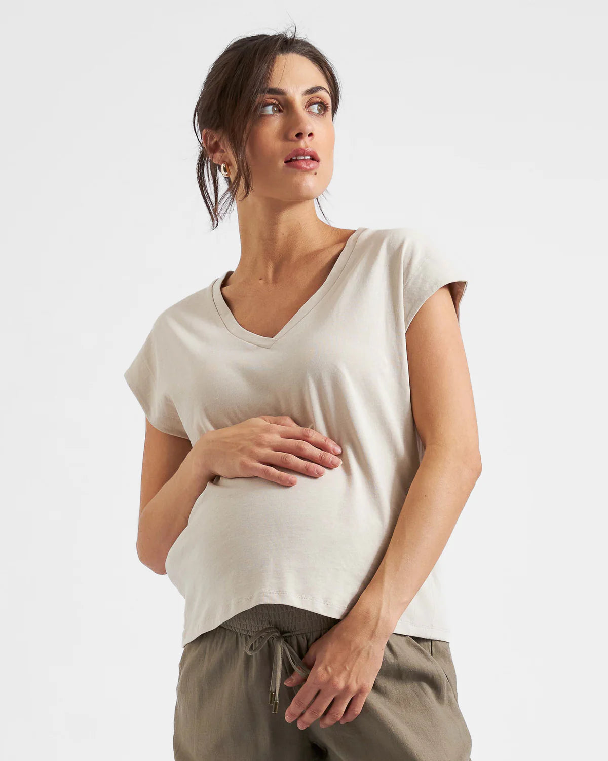 RIPE MARLY ZIP NURSING TEE