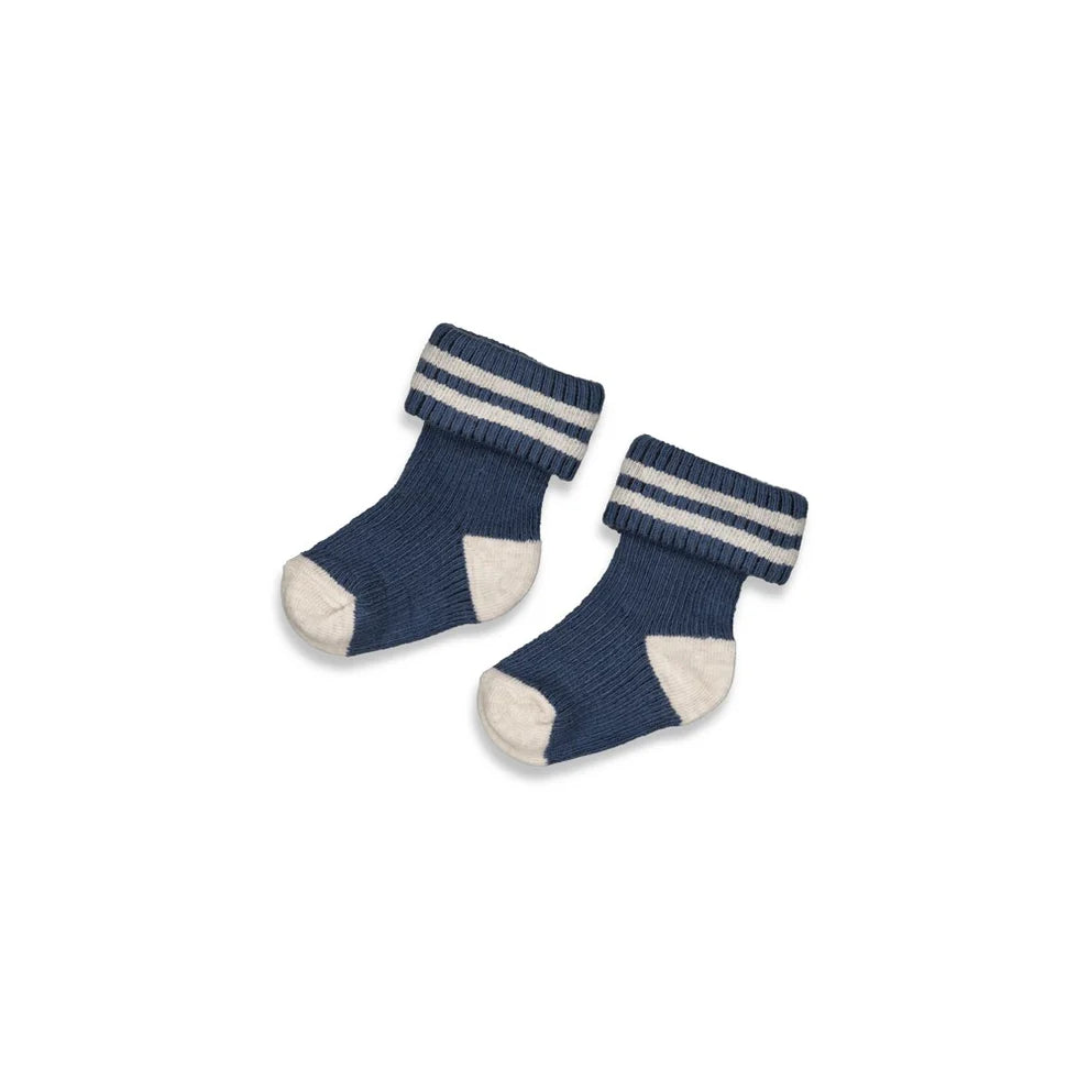 "FEETJE SOKJES RIB JEANSBLAUW