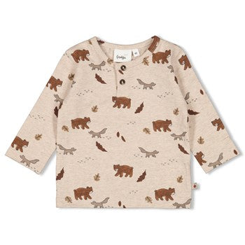 FEETJE LONGSLEEVE  AOP- WILD WORLD
