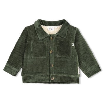 FEETJE JASJE VELOURS RIB GROEN WIGGLE EN WADDLE