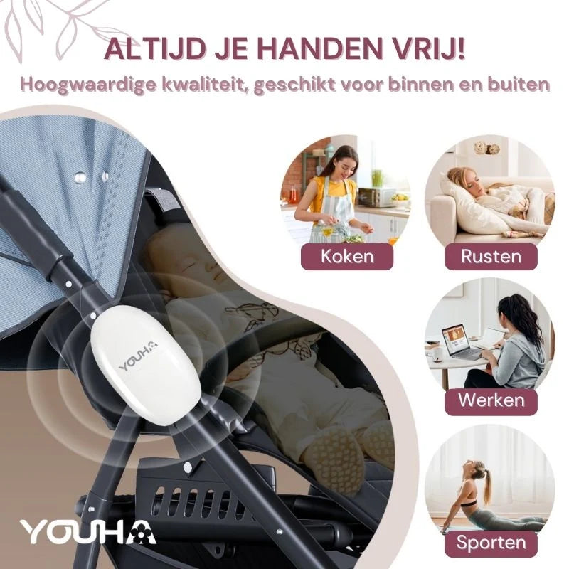 YOUHA BABY ROCKER ZWART