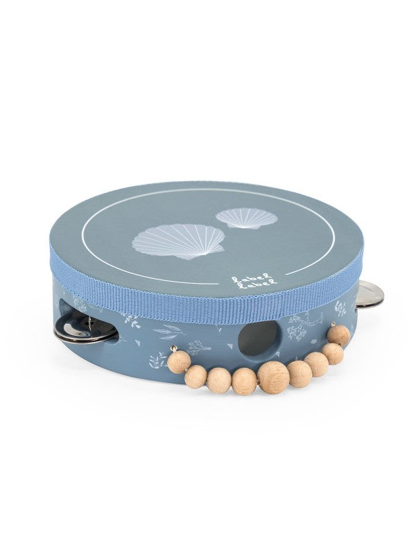 LABEL LABEL WOODEN TAMBOURINE