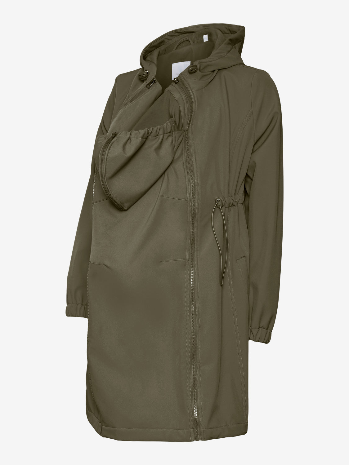 MAMA LICIOUS MINELL SOLID 3IN1 SOFTSHELL JACKET NOOS IVY GREEN