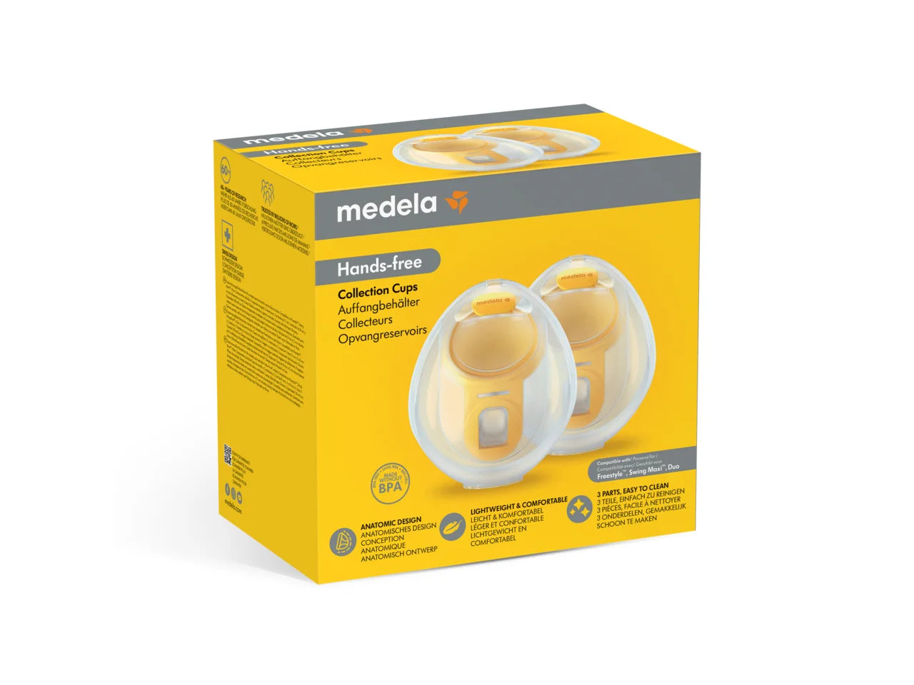MEDELA SWING MAXI MET HANDSFREE CUPS