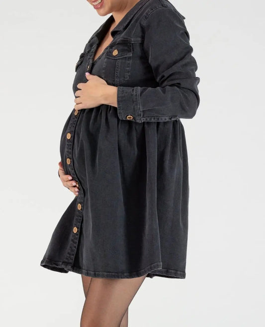 CACHE COEUR NINA JEANS DRESS GREY