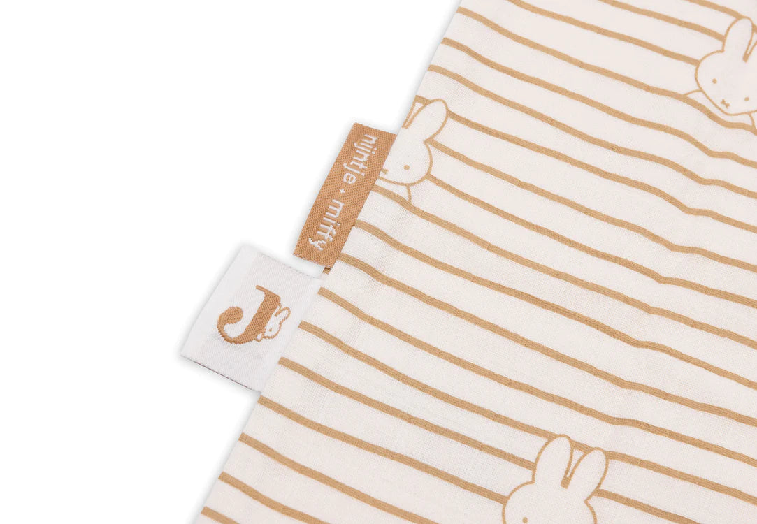 JOLLEIN SLAAPZAK HYDROFIEL MIFFY STRIPE BISCUIT
