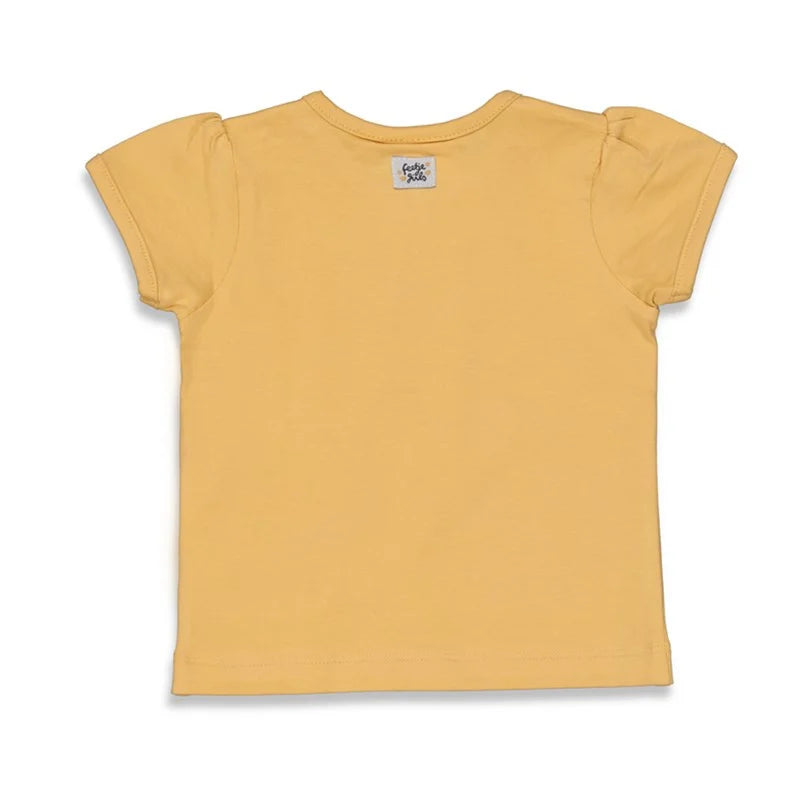FEETJE T-SHIRT BLOOM OKERGEEL