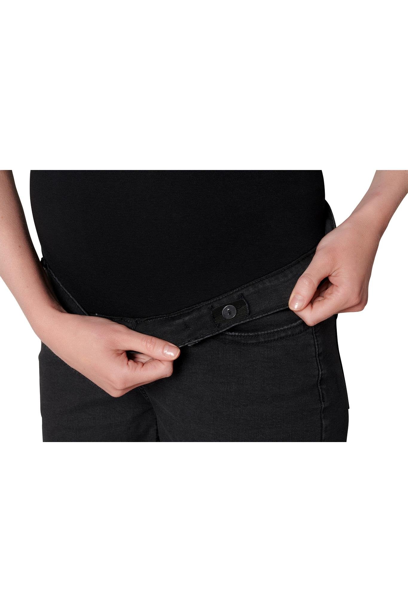 NOPPIES JAMIE SHORT BLACK DENIM