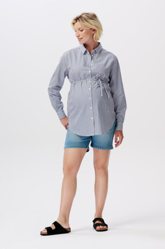 NOPPIES JAMIE DENIM SHORT VINTAGE BLUE