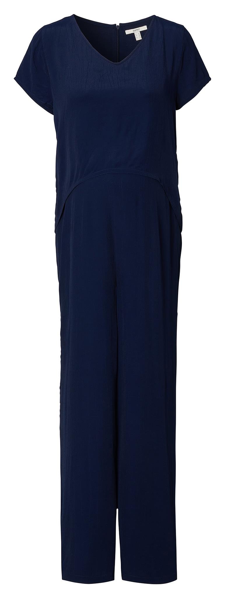 ESPRIT JUMPSUIT WOVEN NURSING SLEEVE NAVY