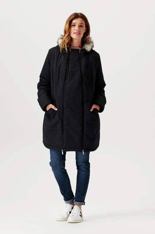 NOPPIES PALUS JACKET 3-WAY ZWART