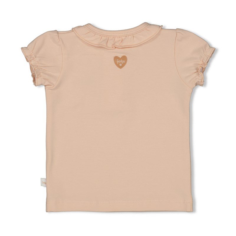 FEETJE T-SHIRT RUCHES STRAWBERRY FIELDS