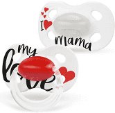 MEDELA BABY DAY & NIGHT FOPSPEEN 0-6 MND LOVE/MAMA