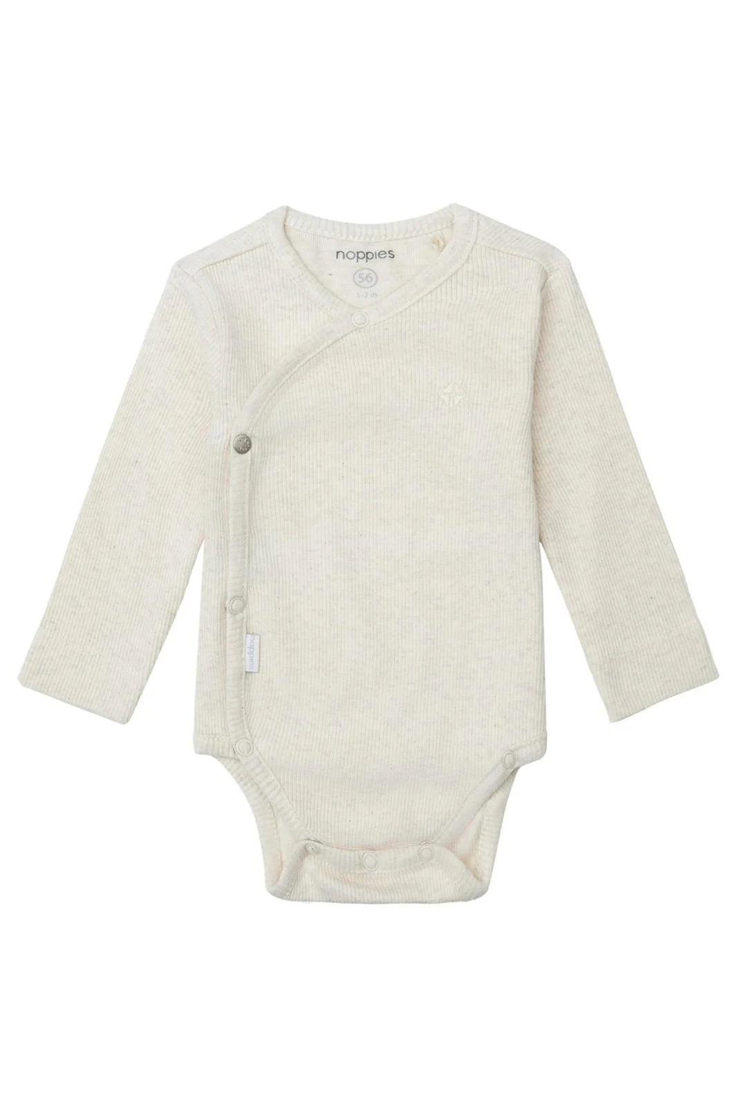 NOPPIES ROMPER NINO OATMEAL MELANGE
