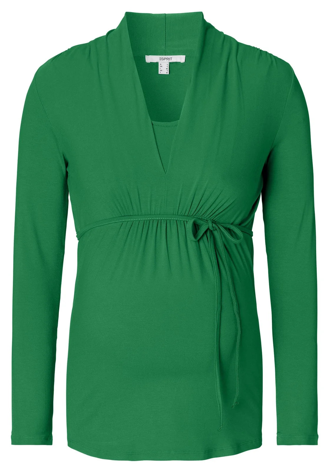 ESPRIT T-SHIRT LONG SLEEVE EVERGREEN