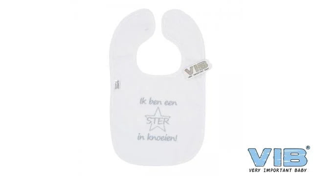 VIB SLAB "IK BEN EEN STER IN KNOEIEN" WIT