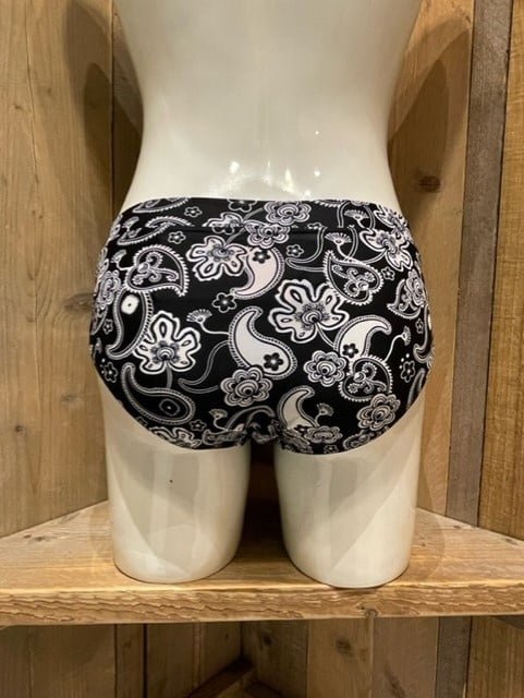 NOPPIES BIKINIBROEKJE SAINT TROPEZ BLACK PRINT