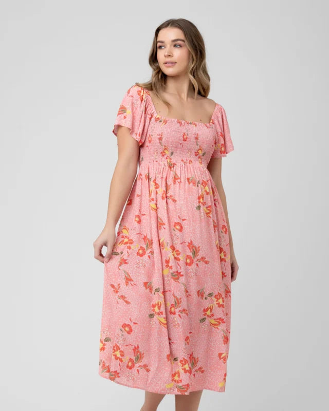 RIPE LIBBY SMOCKED ZWANGERSCHAPSJURK