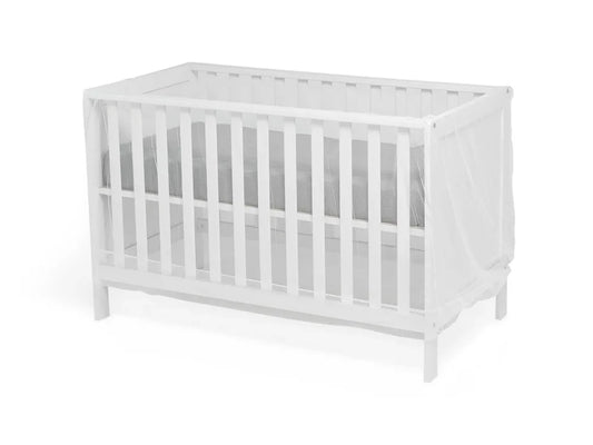 ++JOLLEIN MUSKIETNET CAMPINGBED EN LEDIKANT