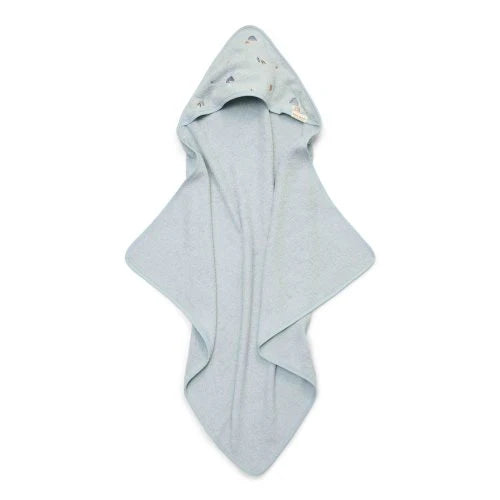 LITTLE DUTCH BADCAPE BLAUW 75X75CM